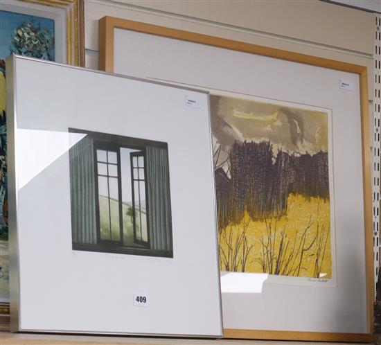 Charles Bartlett (1921-2014), September Sun, etching and aquatint, signed, titled and numbered 1/60 and a mezzotint